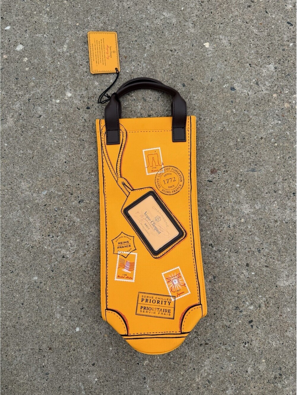 Veuve Clicquot Brut Champagne Insulated Cooler Shopping Bag Champs
